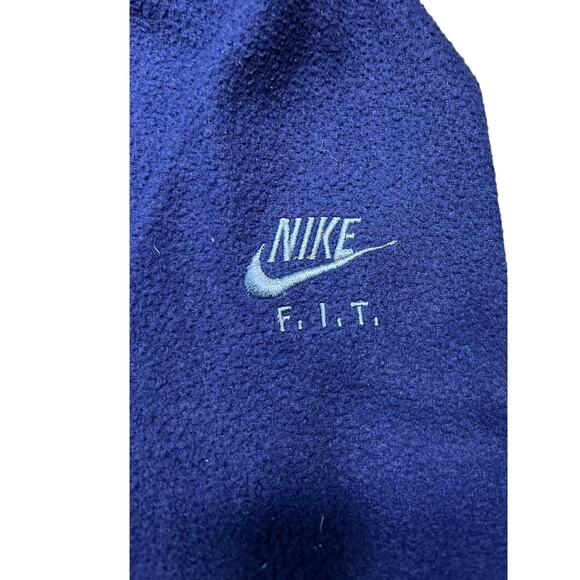 Vintage 90s Nike blue pullover fleece with buttons size Xl see measurements - Picture 4 of 7